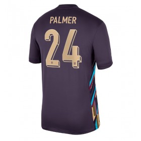 England Cole Palmer #24 Borte skjorte EM 2024 Kortermet